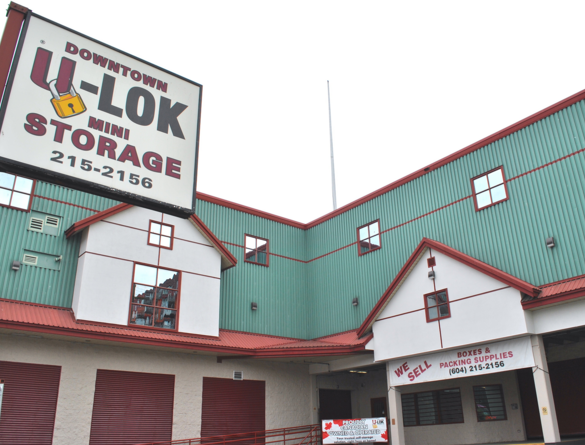 Downtown U-Lok Storage facility in Vancouver, offering secure, climate-controlled self-storage units with easy online rentals.
