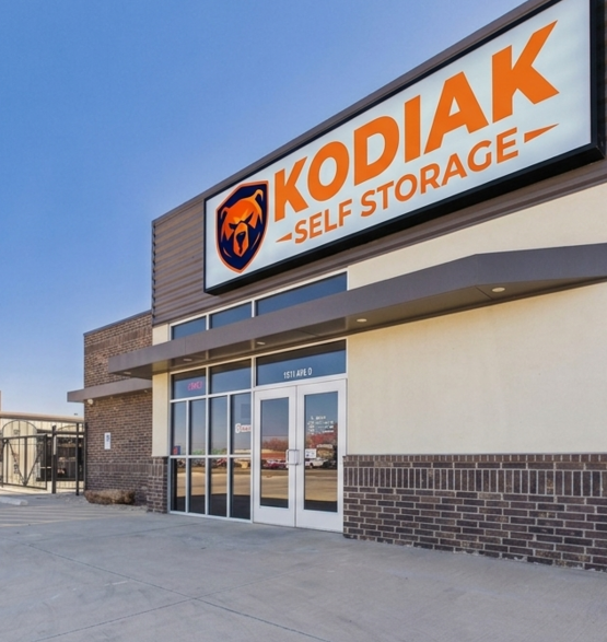 Kodiak Self Storage store sign