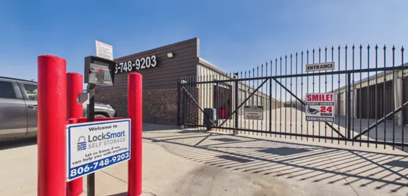 Gated entrance for LockSmart Self Storage