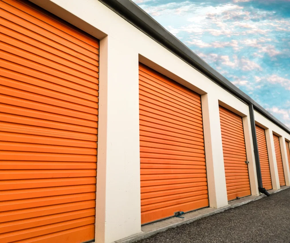 Aerial view of a Mini Mall Storage facility