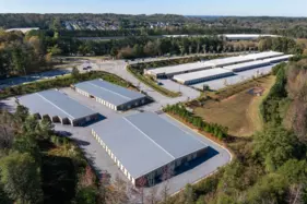 Atlanta Self Storage Facility Drone Photo