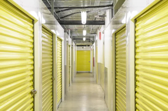 Interior Self Storage Facility Hallway