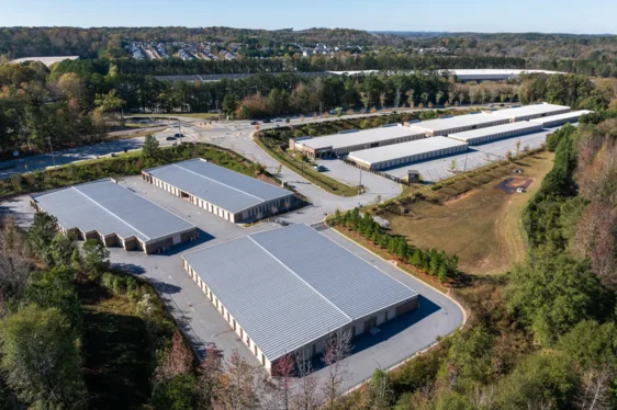 Atlanta Self Storage Facility Drone Photo
