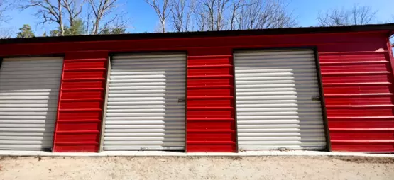 Secure storage facility entrance at Northern Secure Storage