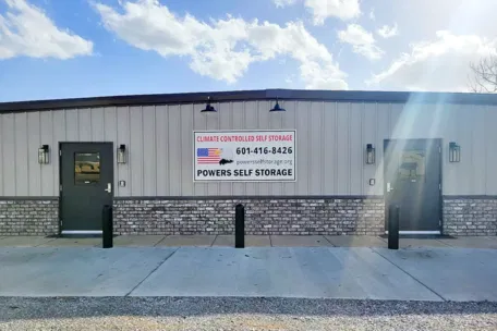 powers-self-storage-climate-controlled-building-front.webp Powers Self Storage Exterior