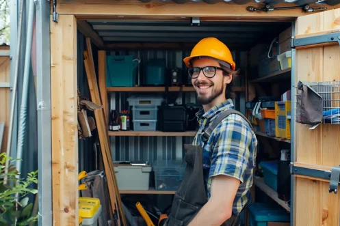 man-in-front-of-cluttered-storage-shed.webp