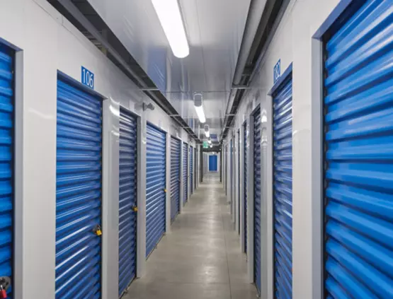 Interior Hallway of Storage Facility