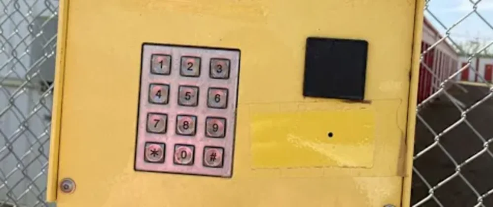 code gate entry storage