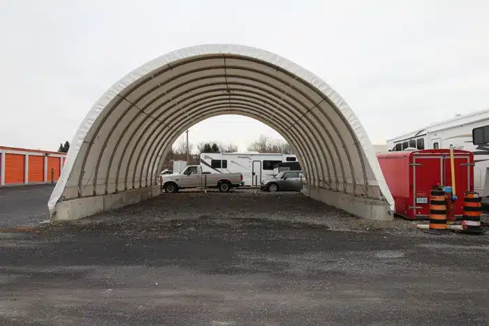 storage units parking lot