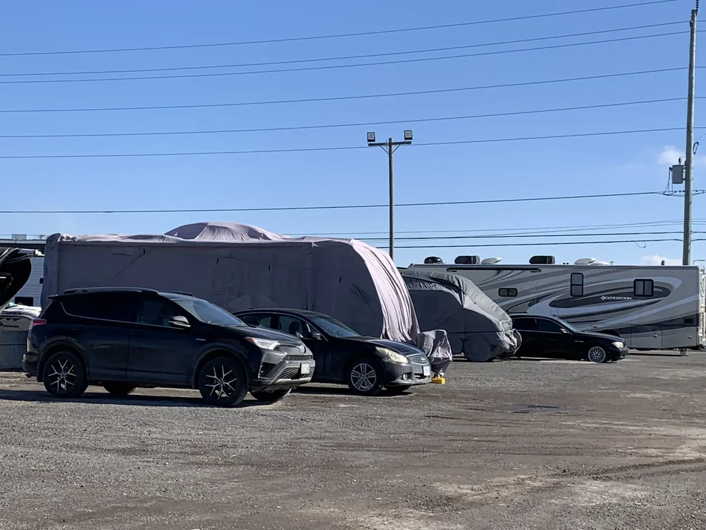 storage units parking lot