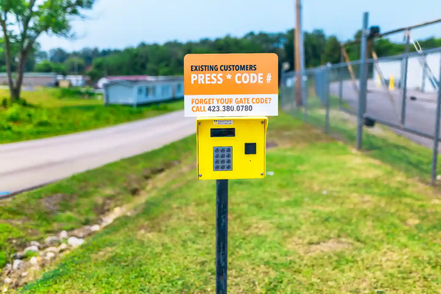 access control keypad storage units