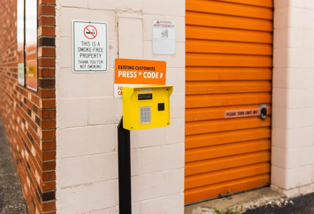 access control keypad storage units