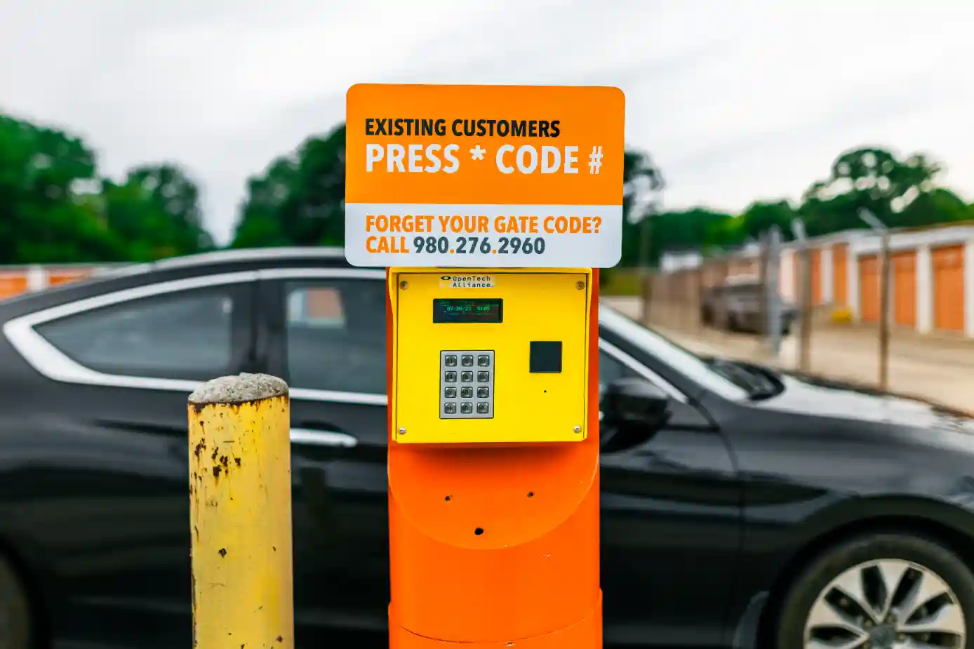 access control keypad storage units