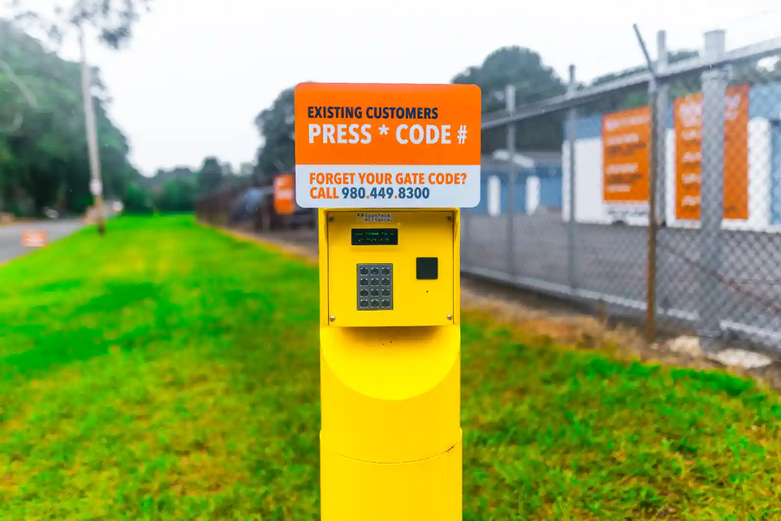 access control keypad storage units