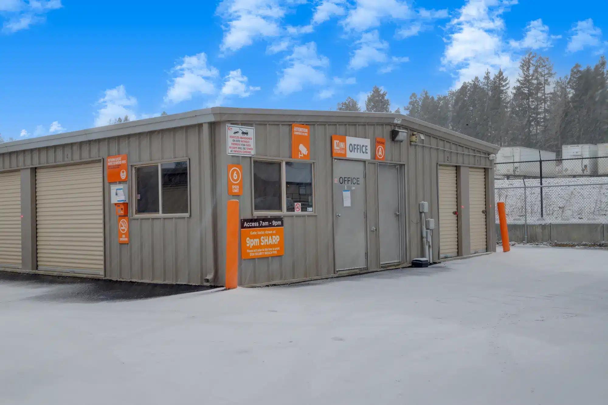 storage units office