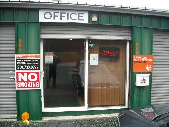 storage units office