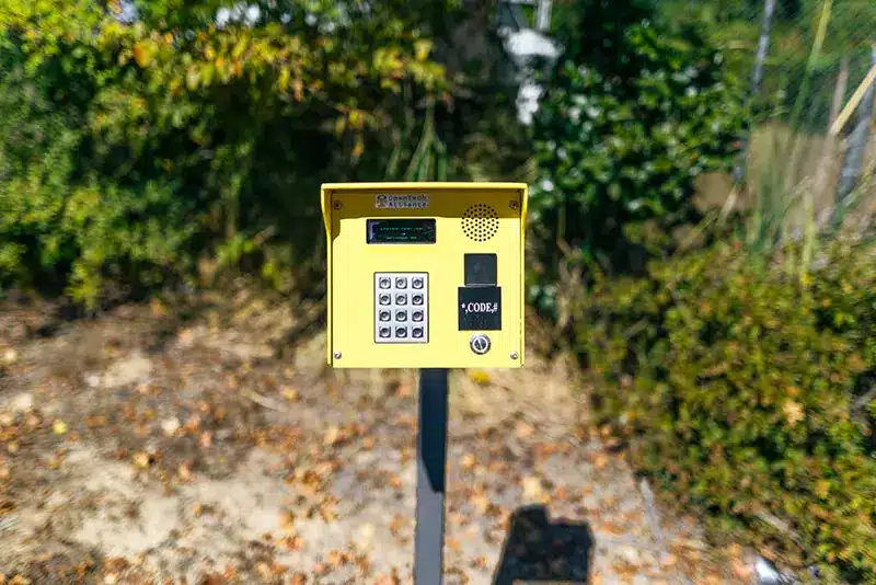 access control keypad storage units