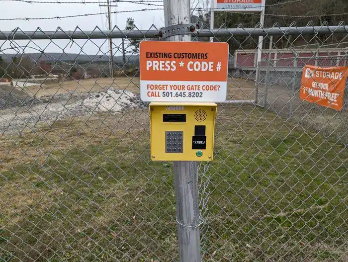 access control keypad storage units