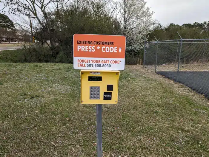 access control keypad storage units