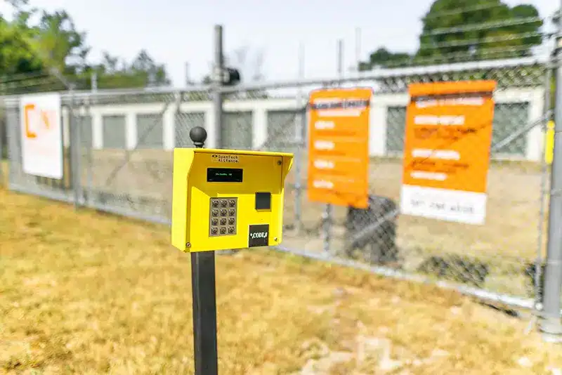 access control keypad storage units