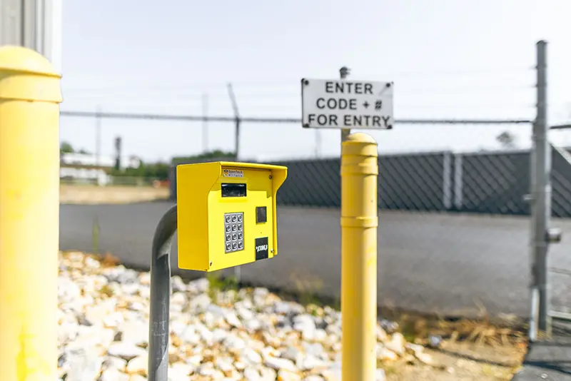 access control keypad storage units