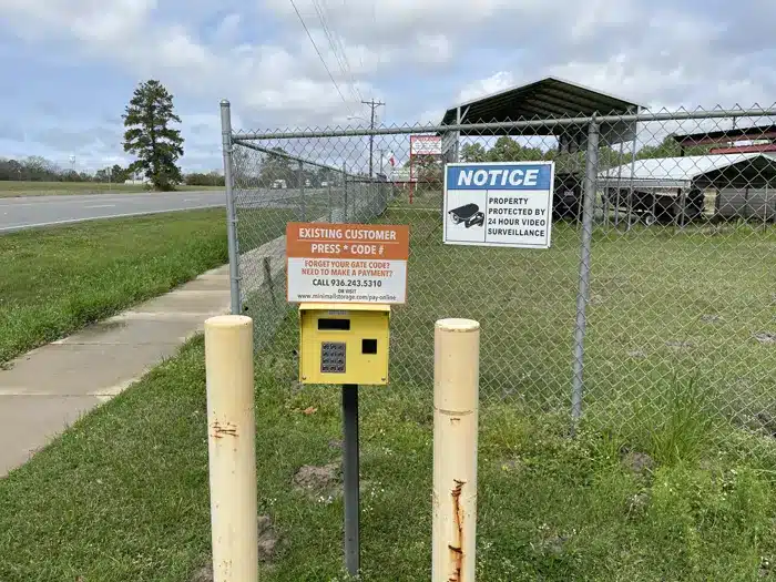 access control keypad storage units