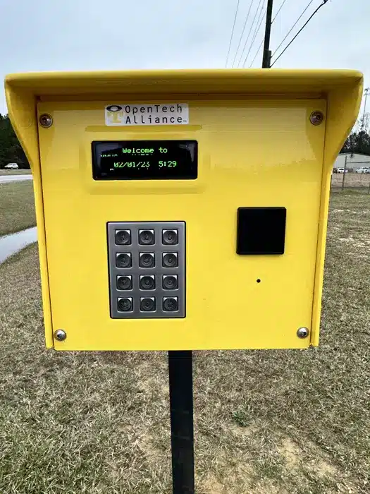 access control keypad storage units
