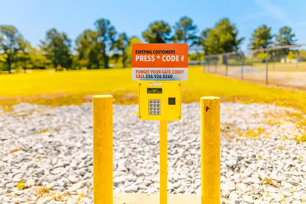 access control keypad storage units