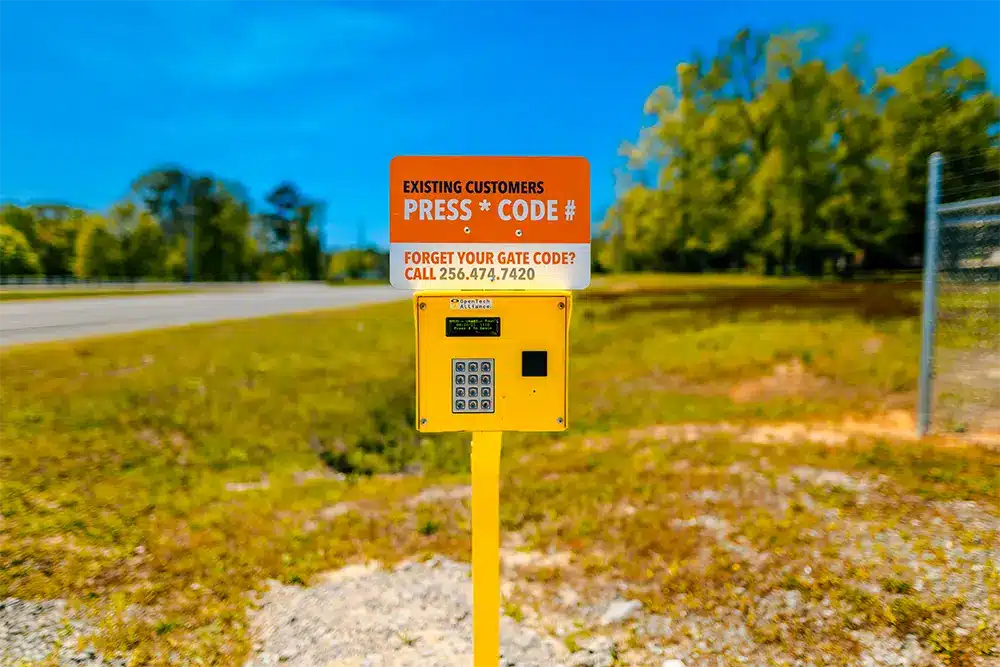 access control keypad storage units