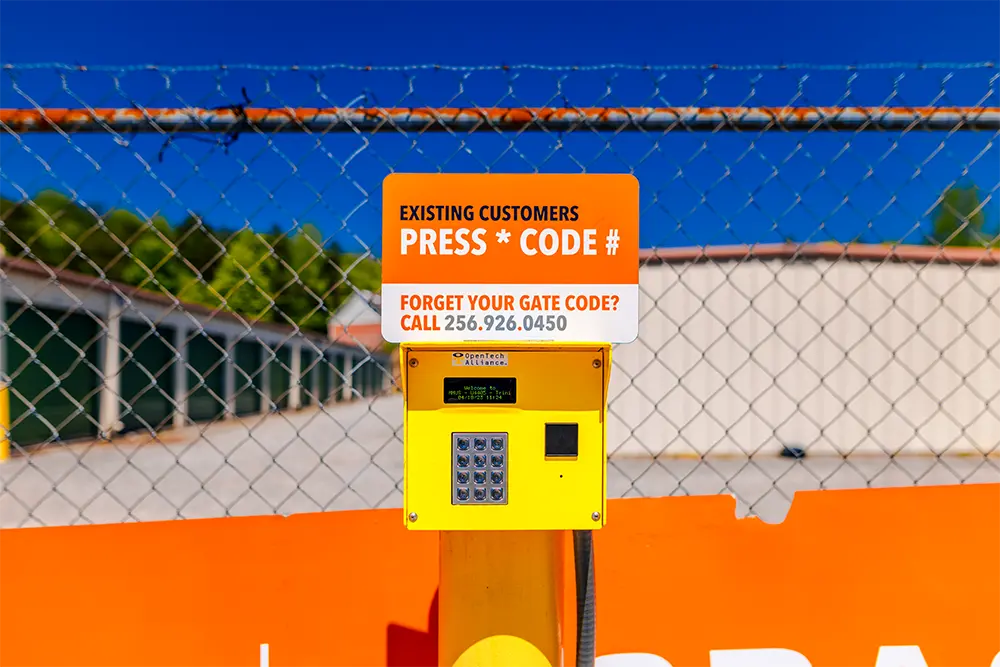 access control keypad storage units