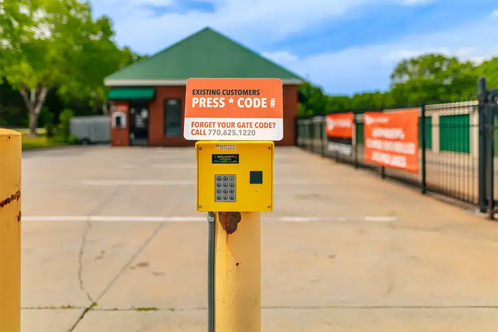 access control keypad storage units