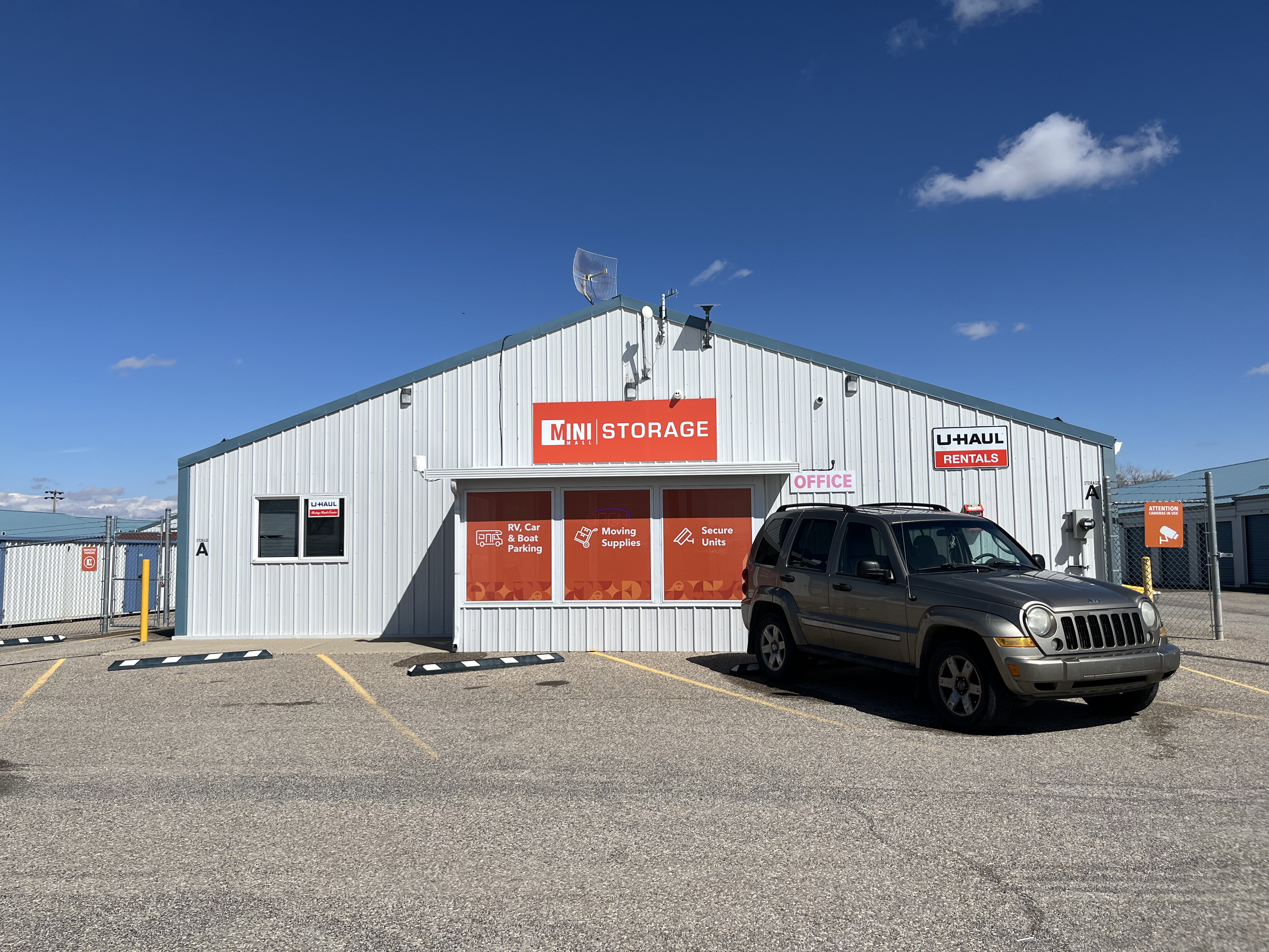 office at self storage facility