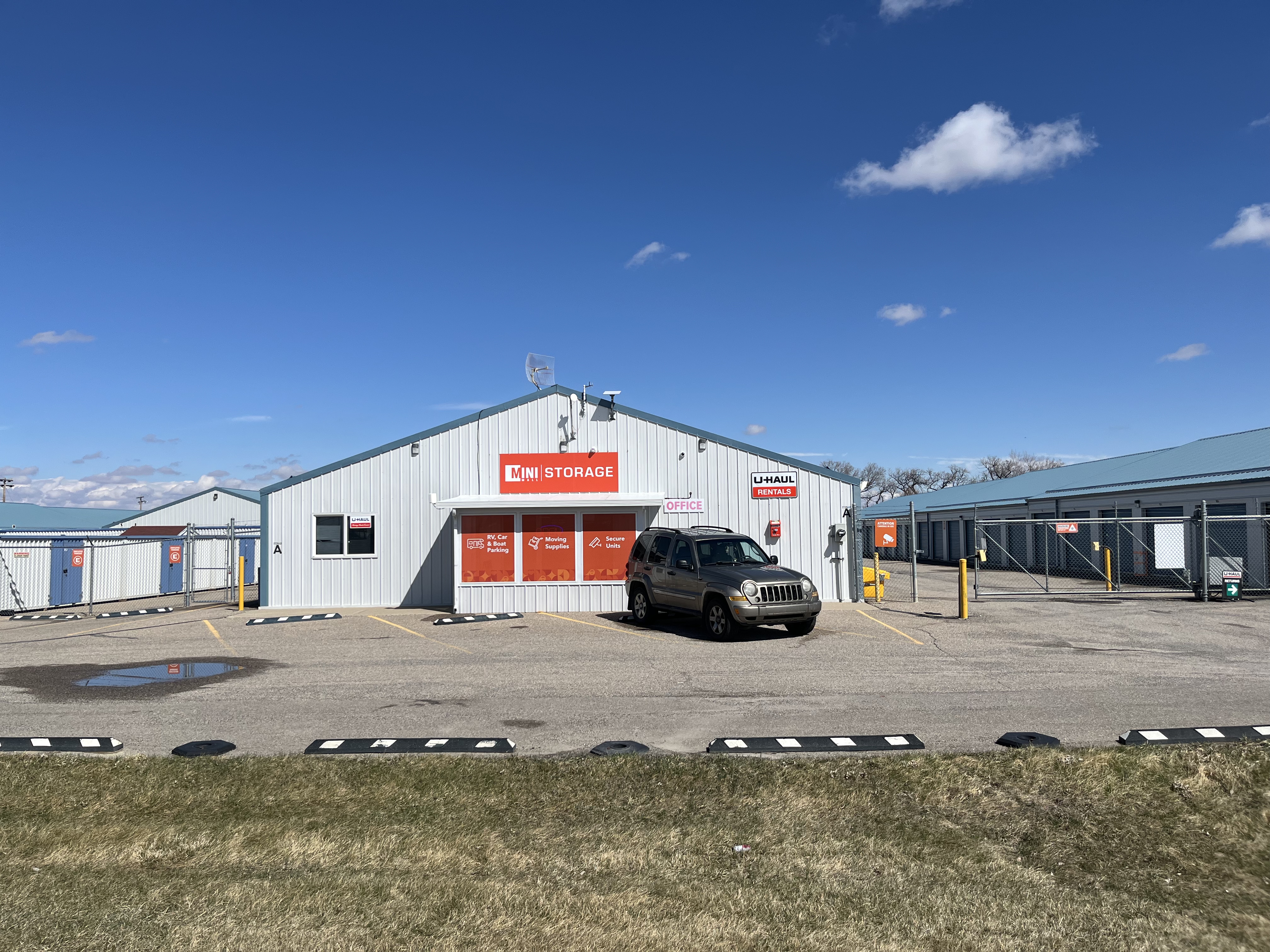 office at self storage facility