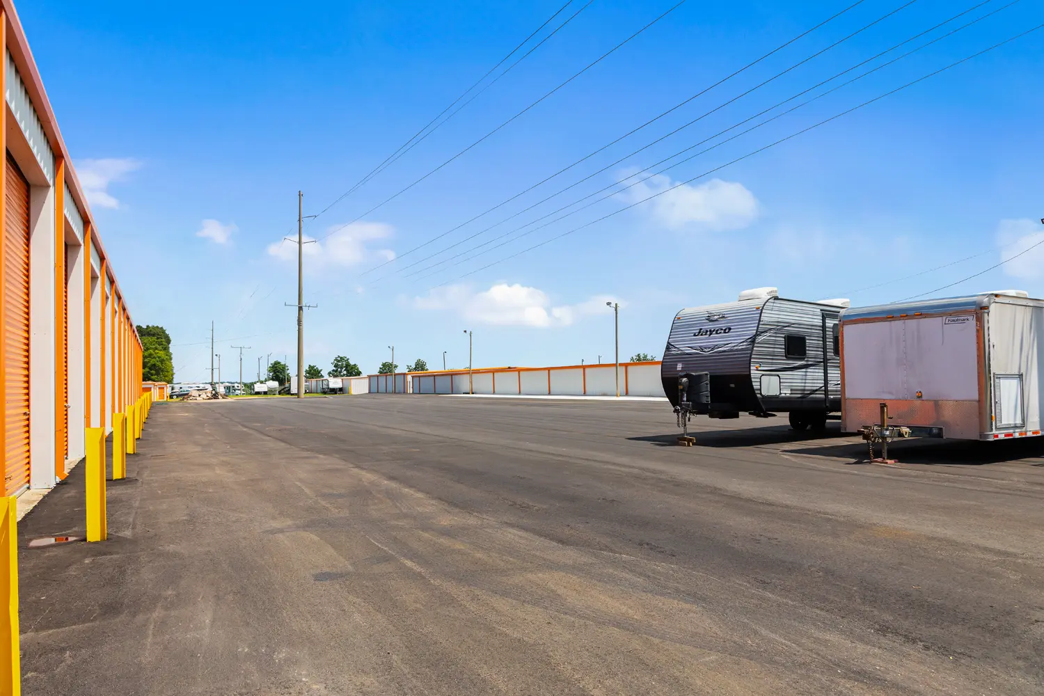 an RV camper in vehicle parking