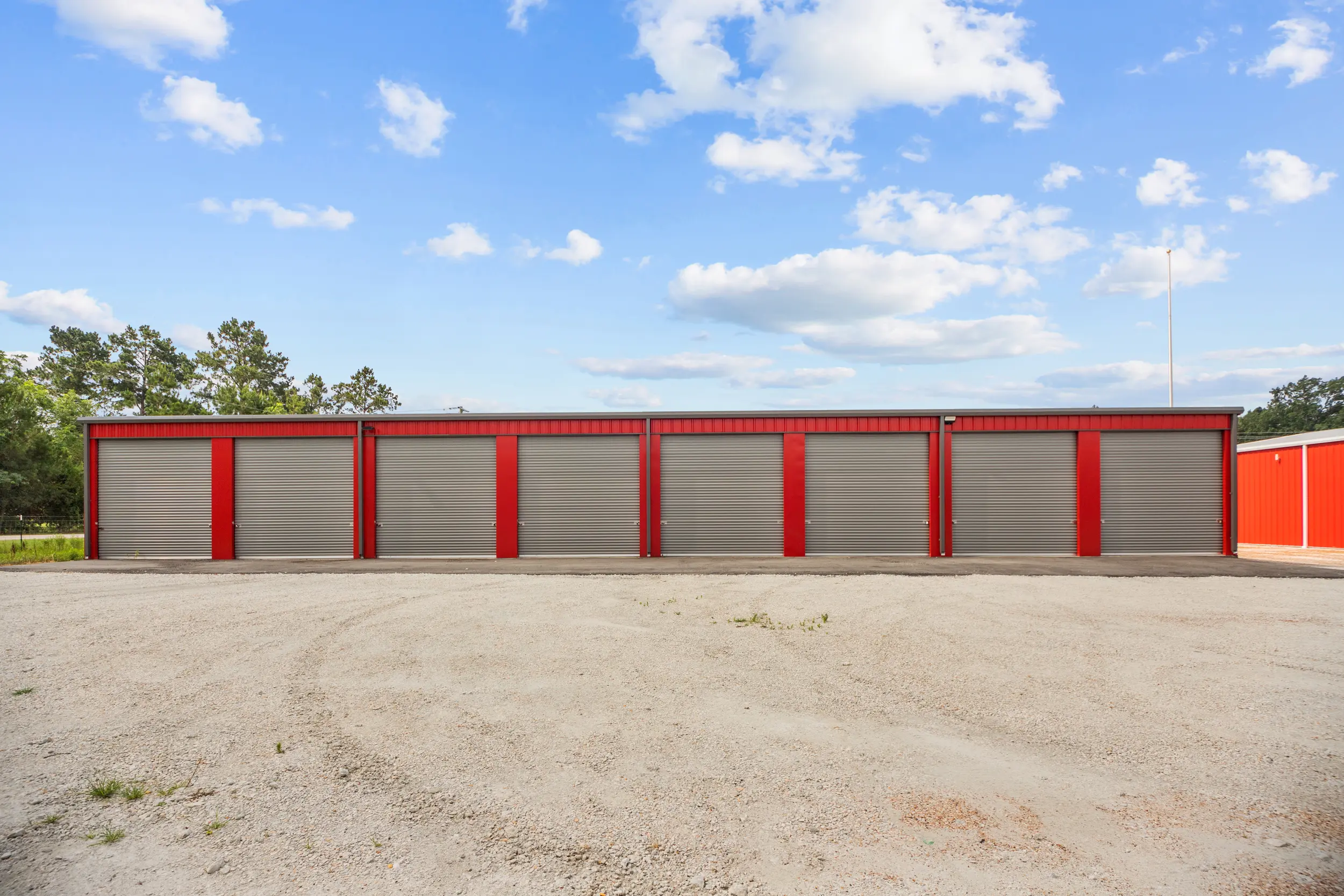 row of storage units in Huntington