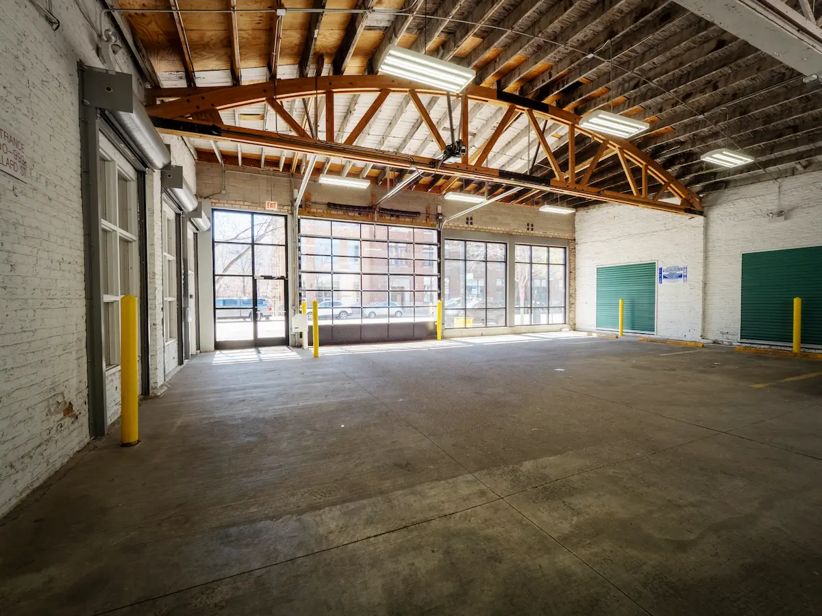 Indoor loading dock with heated bay at Storage Star on W Washington Blvd in Chicago for easy move-ins year-round
