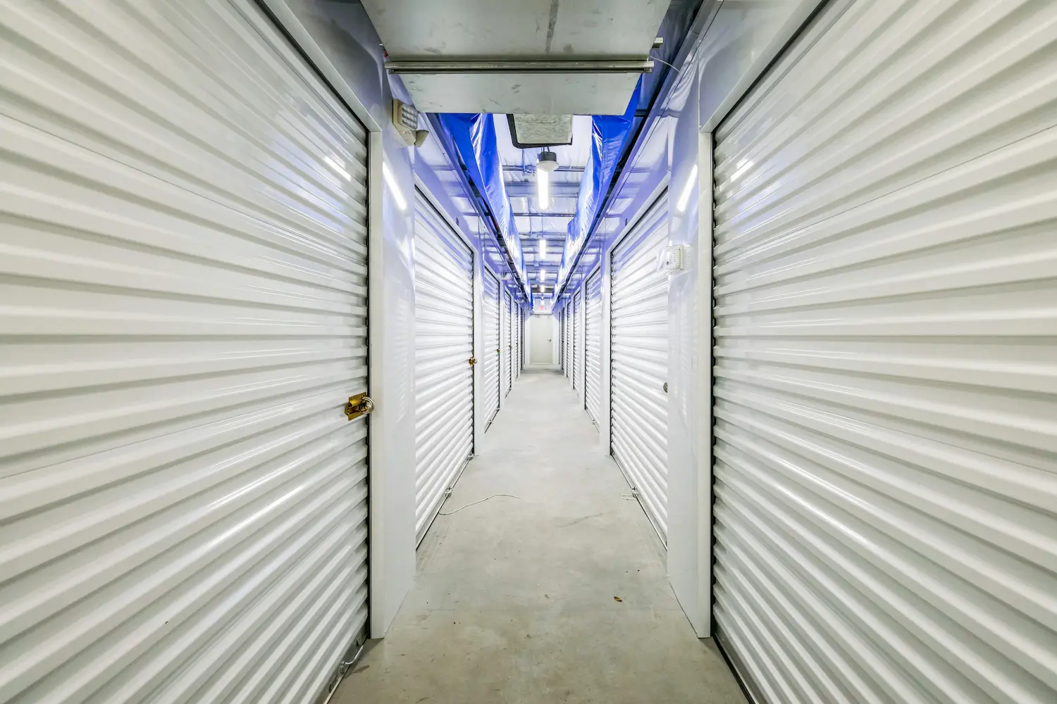 Indoor storage units at Storage Star Baytown offering secure and climate controlled storage options